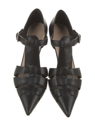 Christian Dior Leather T-Strap Pumps