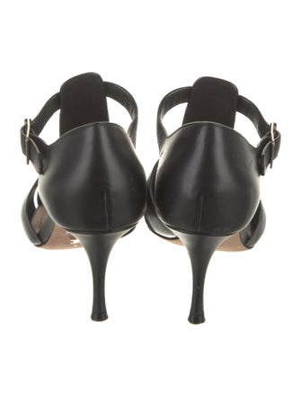 Christian Dior Leather T-Strap Pumps