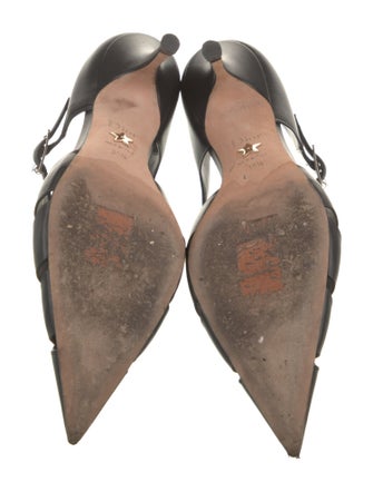 Christian Dior Leather T-Strap Pumps
