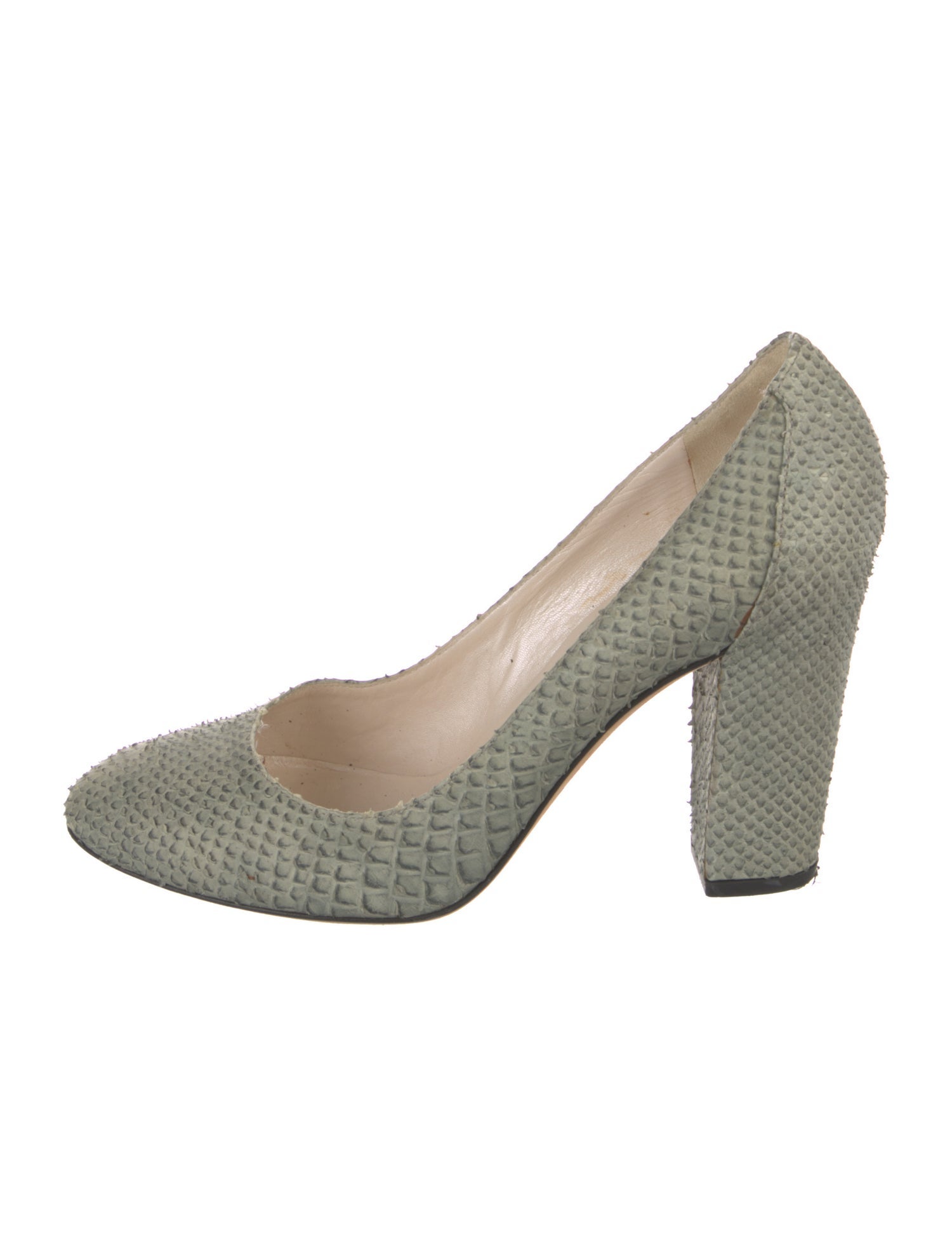 Christian Dior Leather Animal Print Pumps