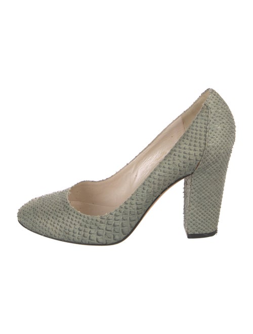 Christian Dior Leather Animal Print Pumps