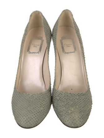 Christian Dior Leather Animal Print Pumps