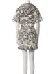 Christian Dior Printed Mini Dress