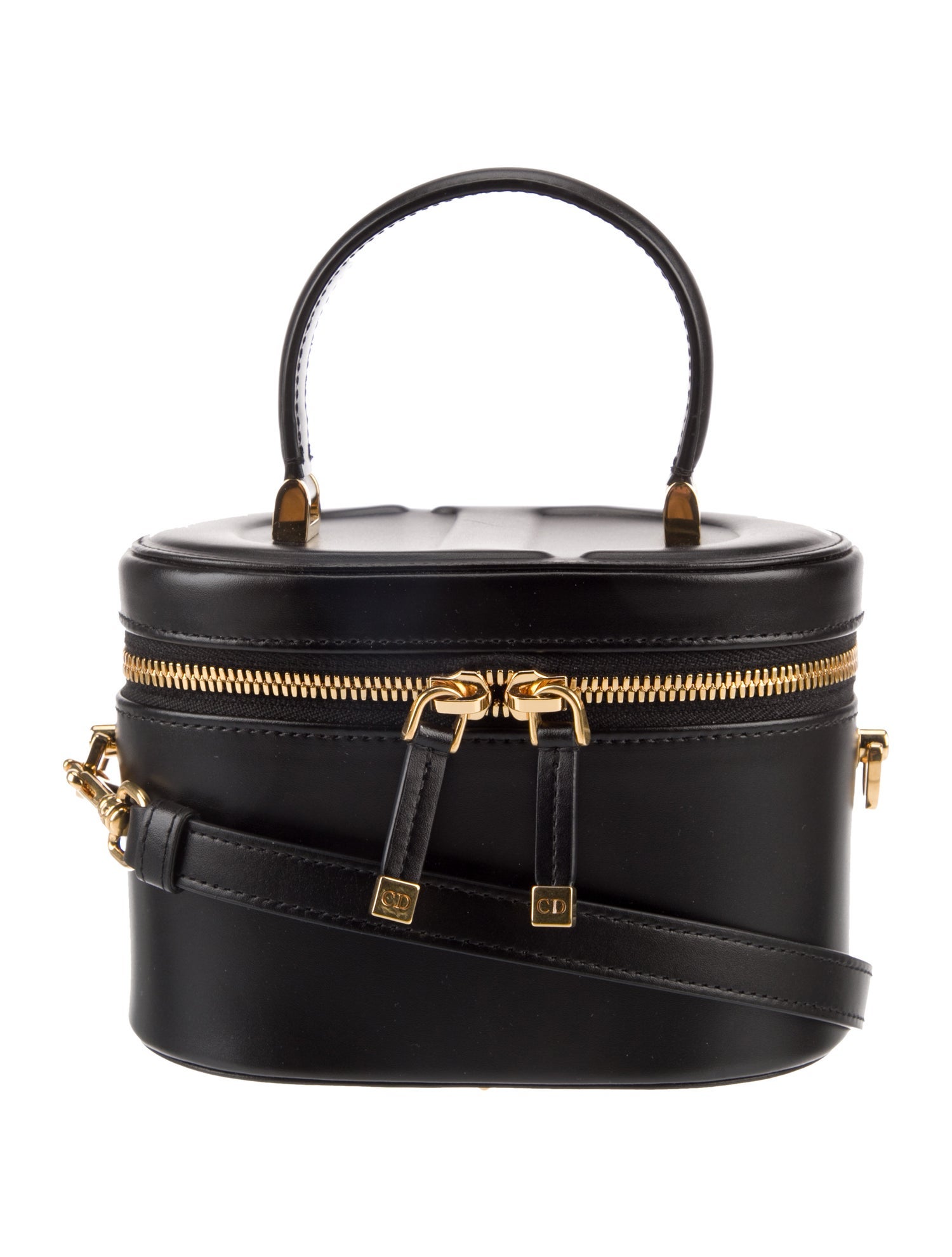 Christian Dior Leather Top Handle Bag
