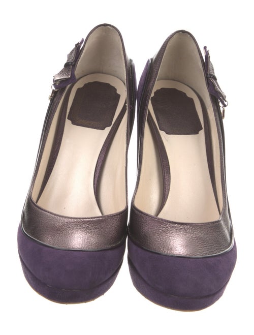 Christian Dior Suede Bow Accents Pumps