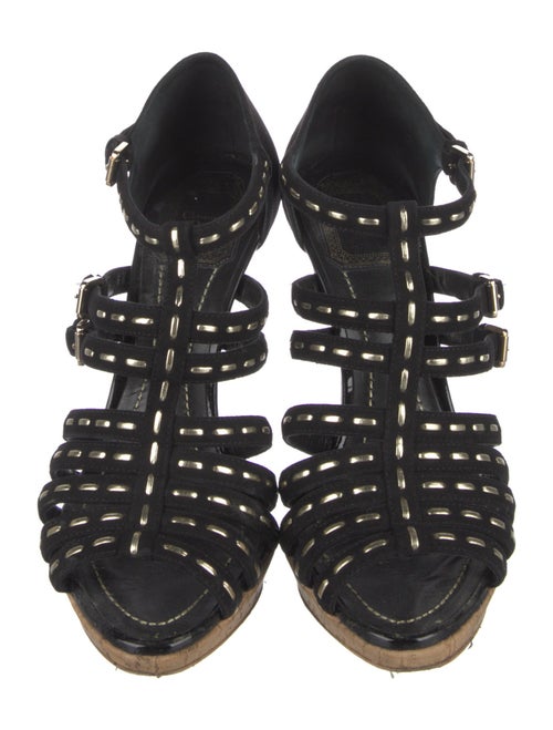 Christian Dior Suede T-Strap Pumps