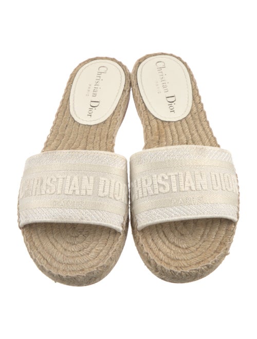 Christian Dior Canvas Espadrilles