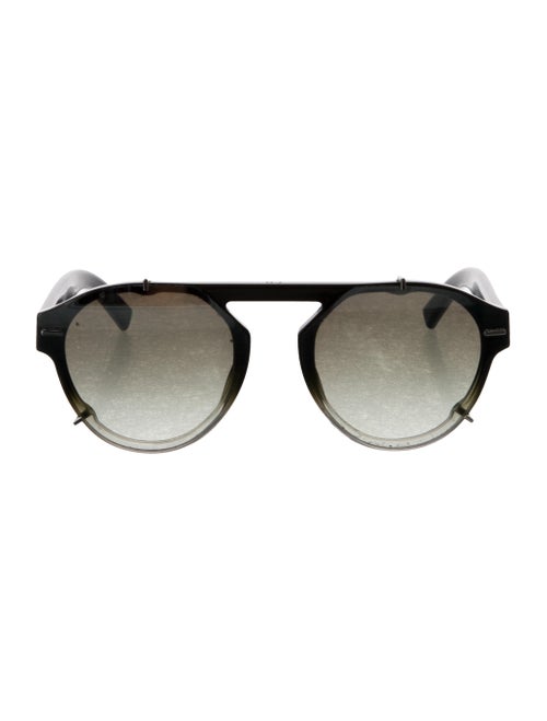 Christian Dior Round Gradient Sunglasses
