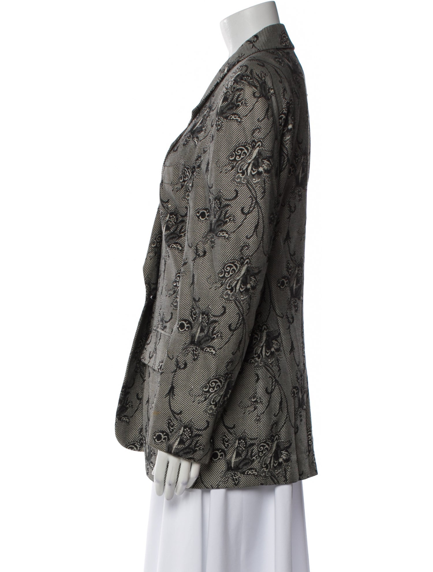 Christian Dior Vintage Floral Print Blazer