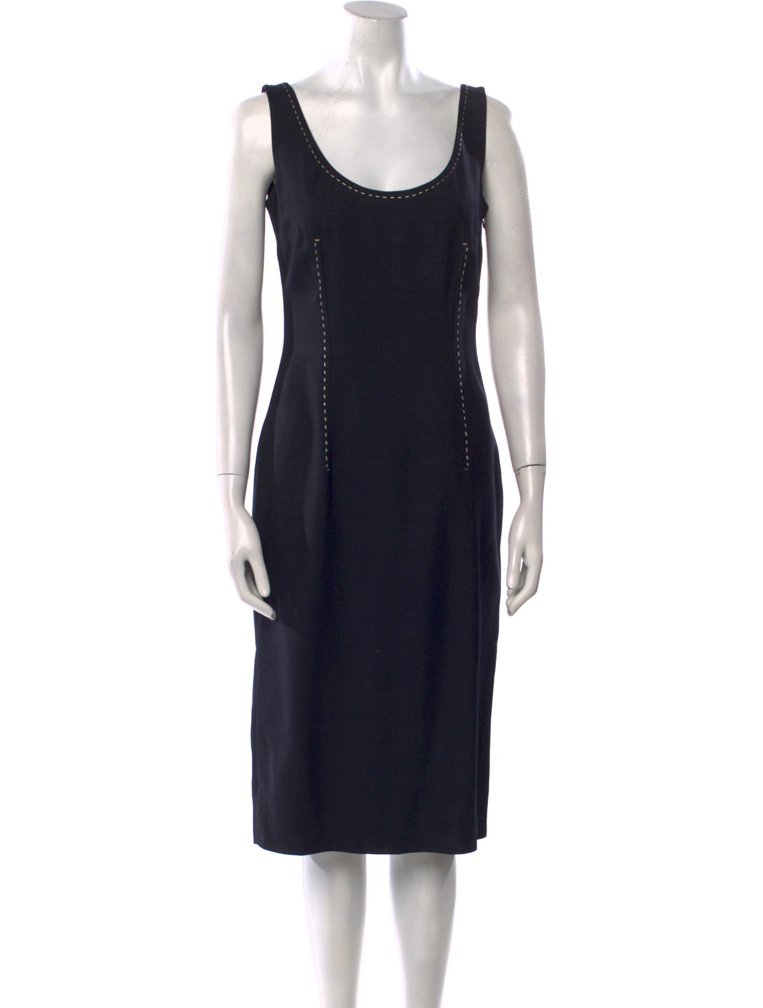 Christian Dior Silk Midi Length Dress