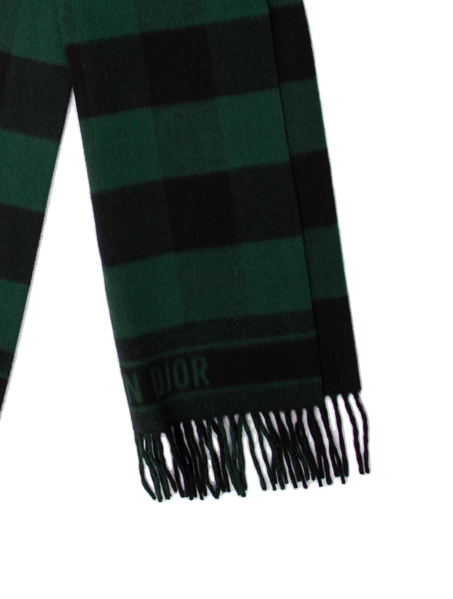 Christian Dior Wool Striped Shawl