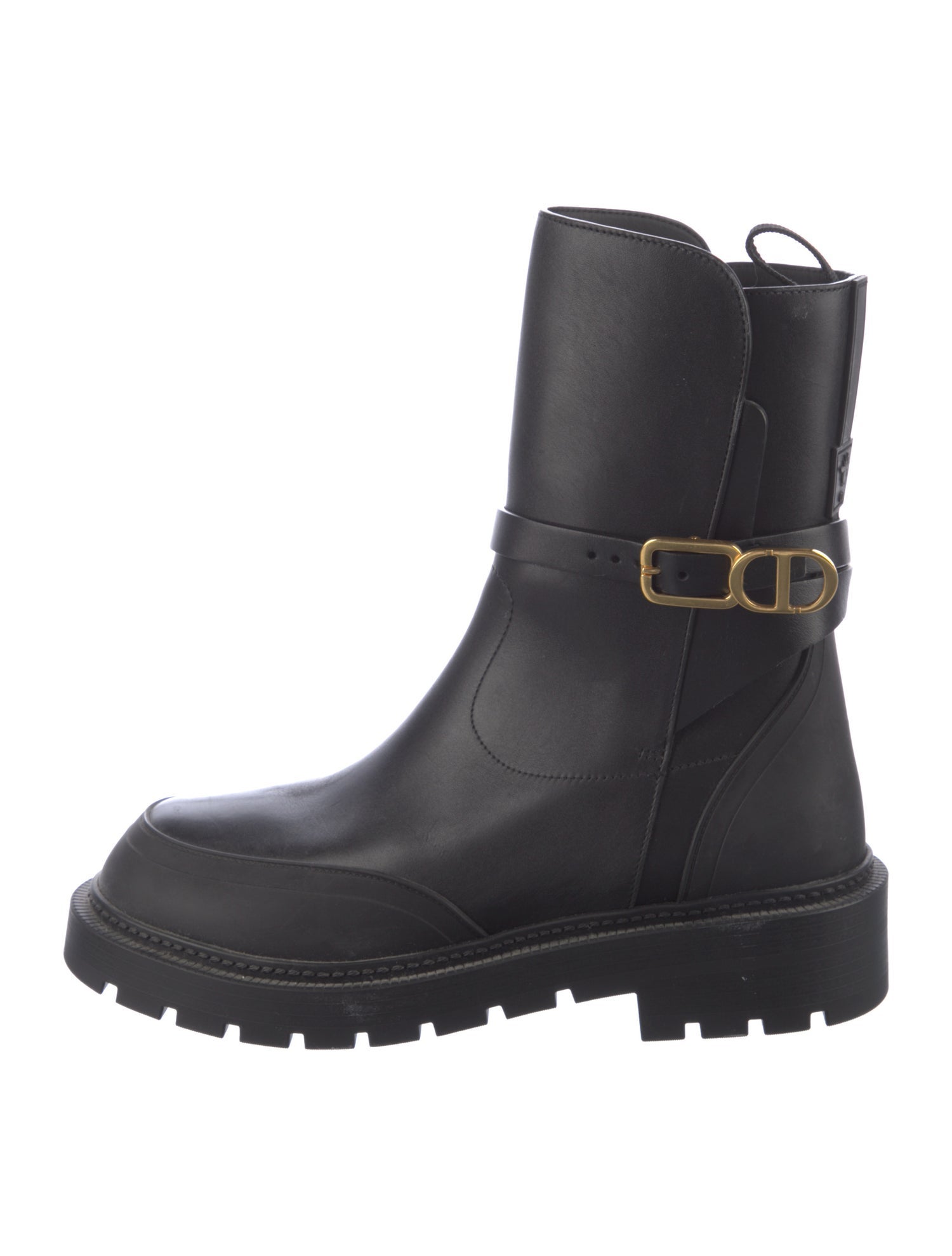 Christian Dior Leather Rain Boots