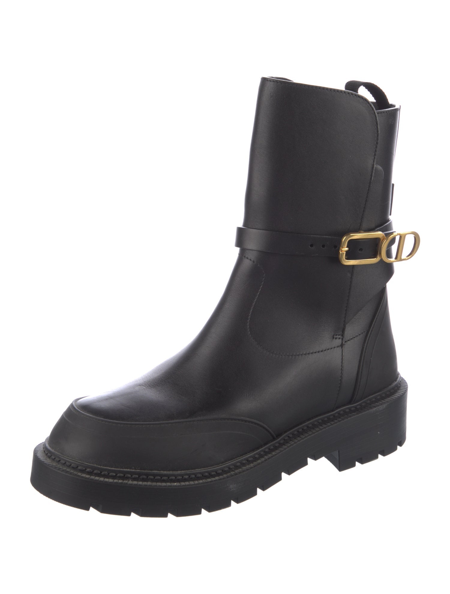 Christian Dior Leather Rain Boots