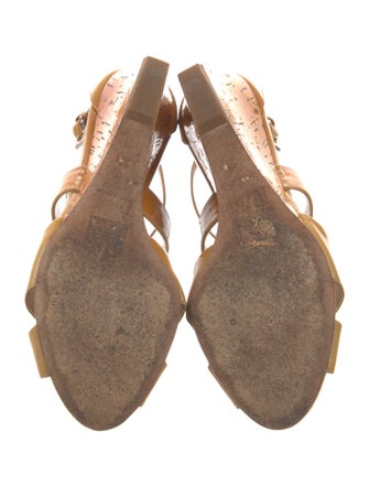 Christian Dior Patent Leather Sandals