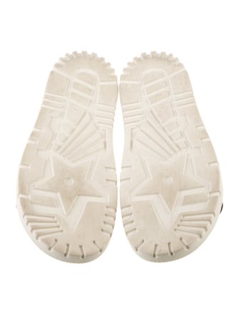 Christian Dior Canvas Printed Slides