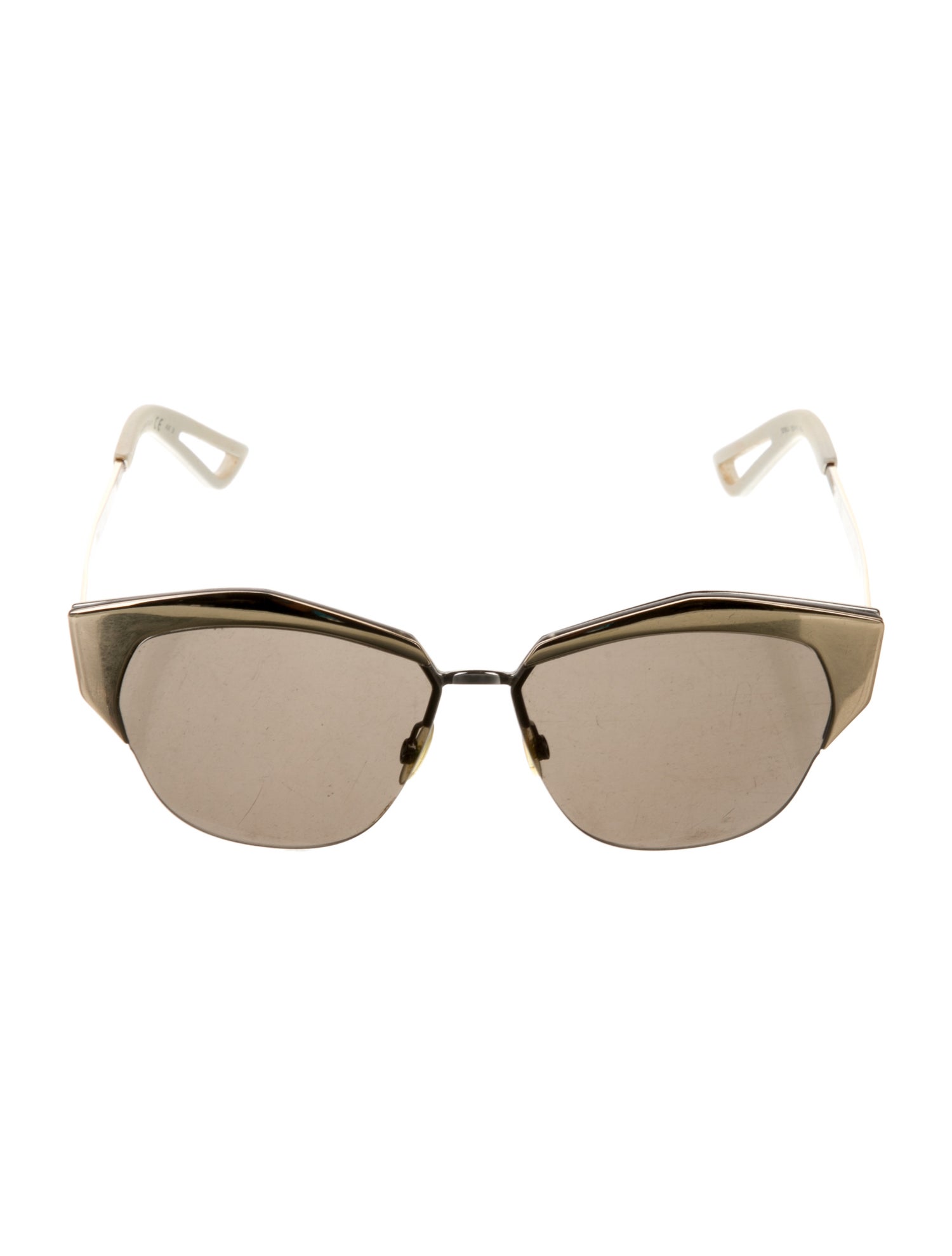 Christian Dior DiorMirrored Cat-Eye Sunglasses