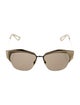 Christian Dior DiorMirrored Cat-Eye Sunglasses