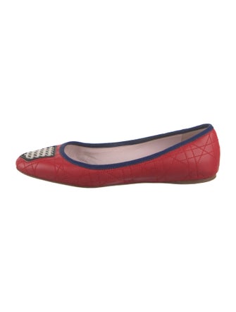 Christian Dior Leather Ballet Flats