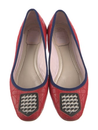 Christian Dior Leather Ballet Flats