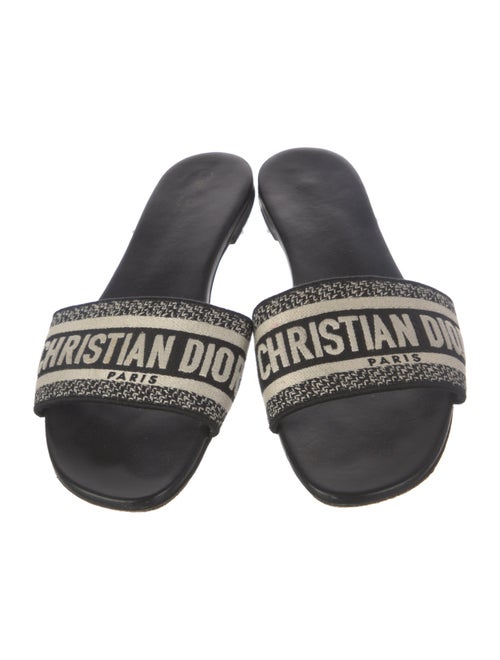 Christian Dior Graphic Print Slides