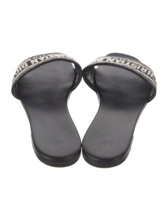 Christian Dior Graphic Print Slides