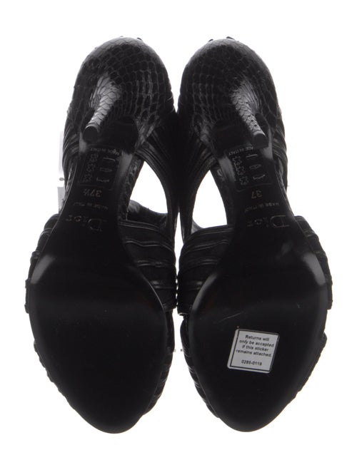 Christian Dior Leather D'Orsay Pumps