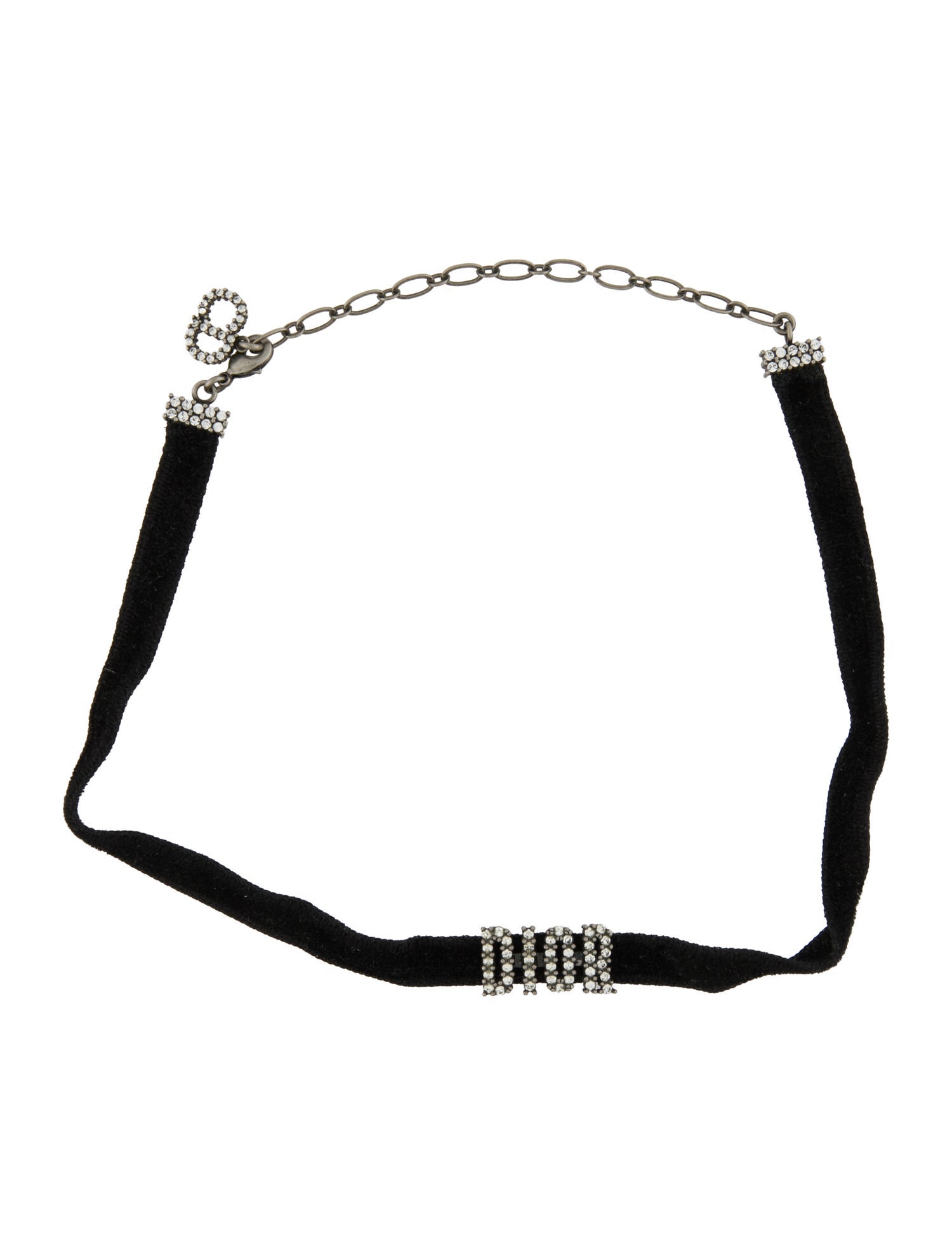 Christian Dior Crystal & Velvet Dio(r)evolution Choker
