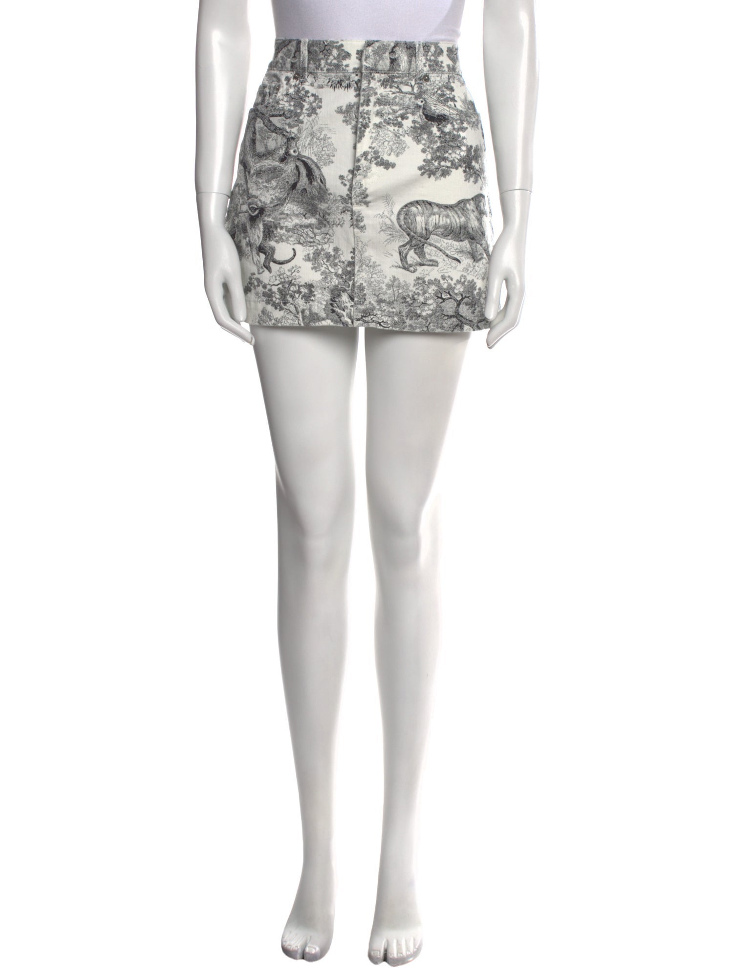 Christian Dior Printed Mini Skirt