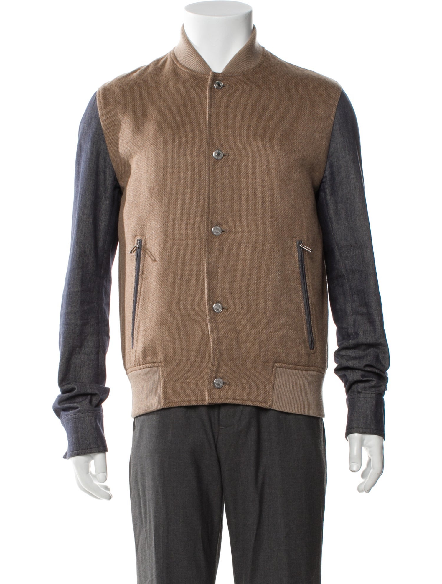 DIOR MEN Oblique Jacquard Wool Bomber Jacket