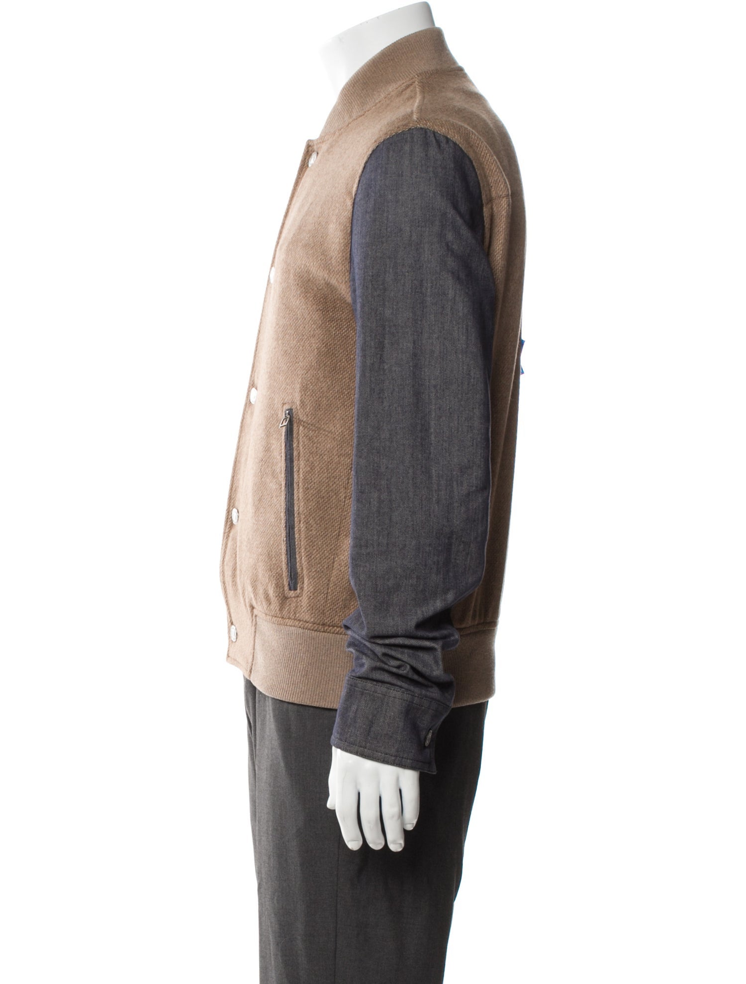 DIOR MEN Oblique Jacquard Wool Bomber Jacket