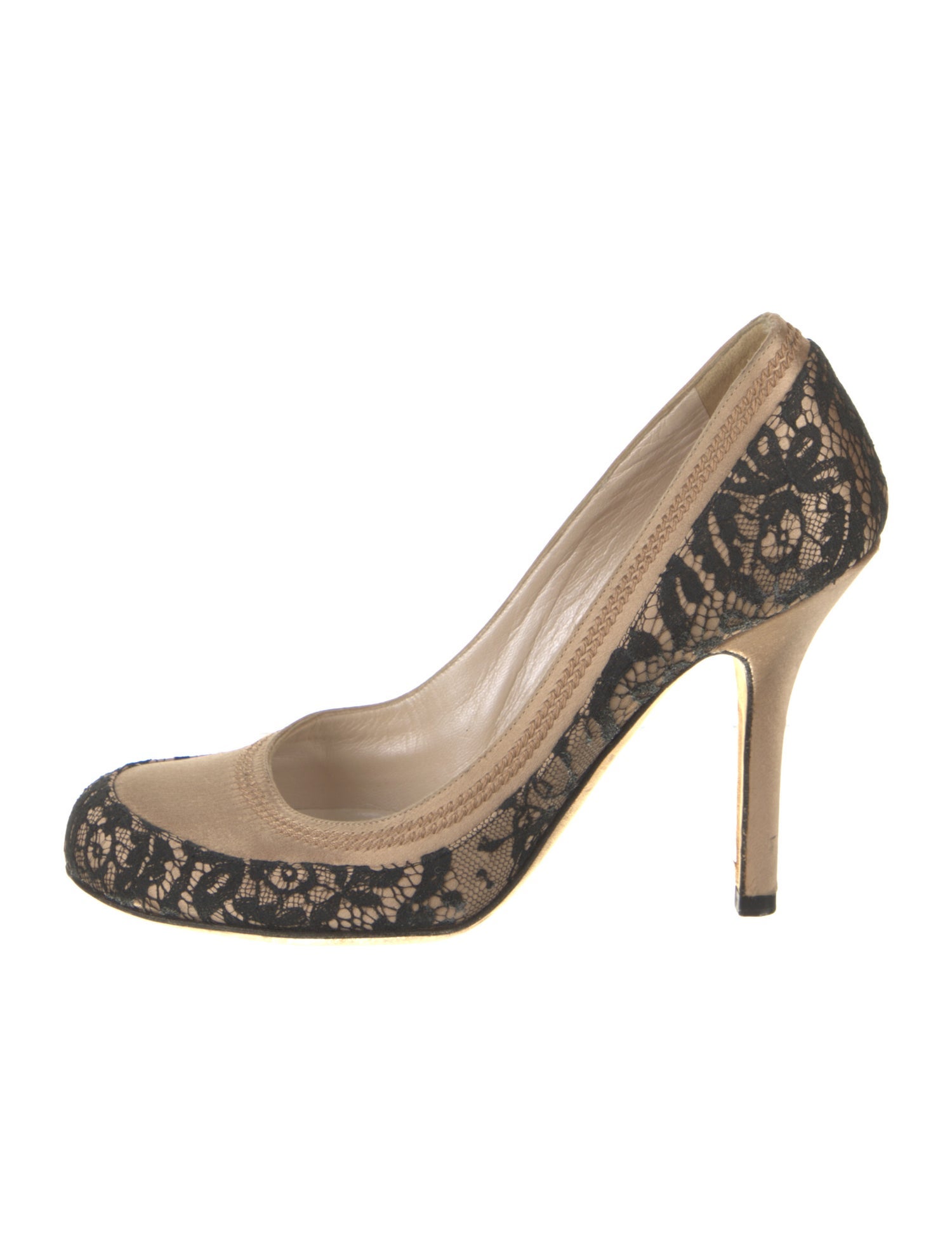 Christian Dior Lace Printed Pumps