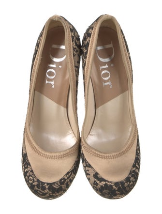 Christian Dior Lace Printed Pumps