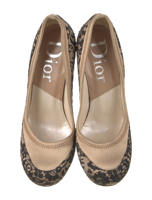 Christian Dior Lace Printed Pumps