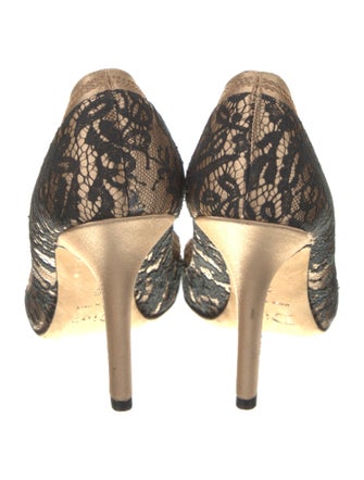 Christian Dior Lace Printed Pumps