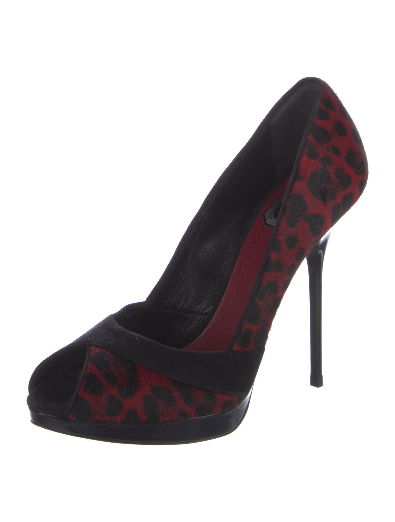Christian Dior Ponyhair Animal Print Pumps