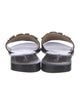 Christian Dior Leather Printed Slides
