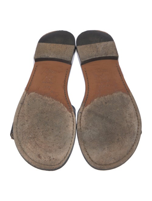 Christian Dior Leather Printed Slides