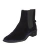 Christian Dior Velvet Crystal Embellishments Chelsea Boots
