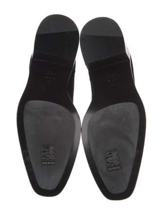 Christian Dior Velvet Crystal Embellishments Chelsea Boots