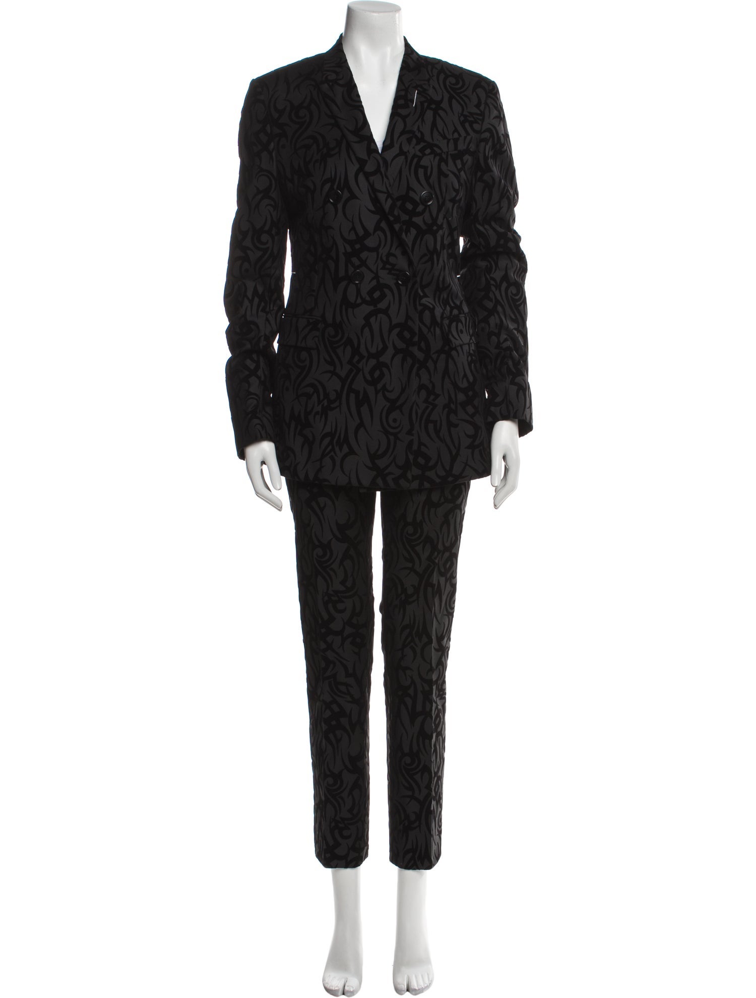 Christian Dior Virgin Wool Printed Pantsuit