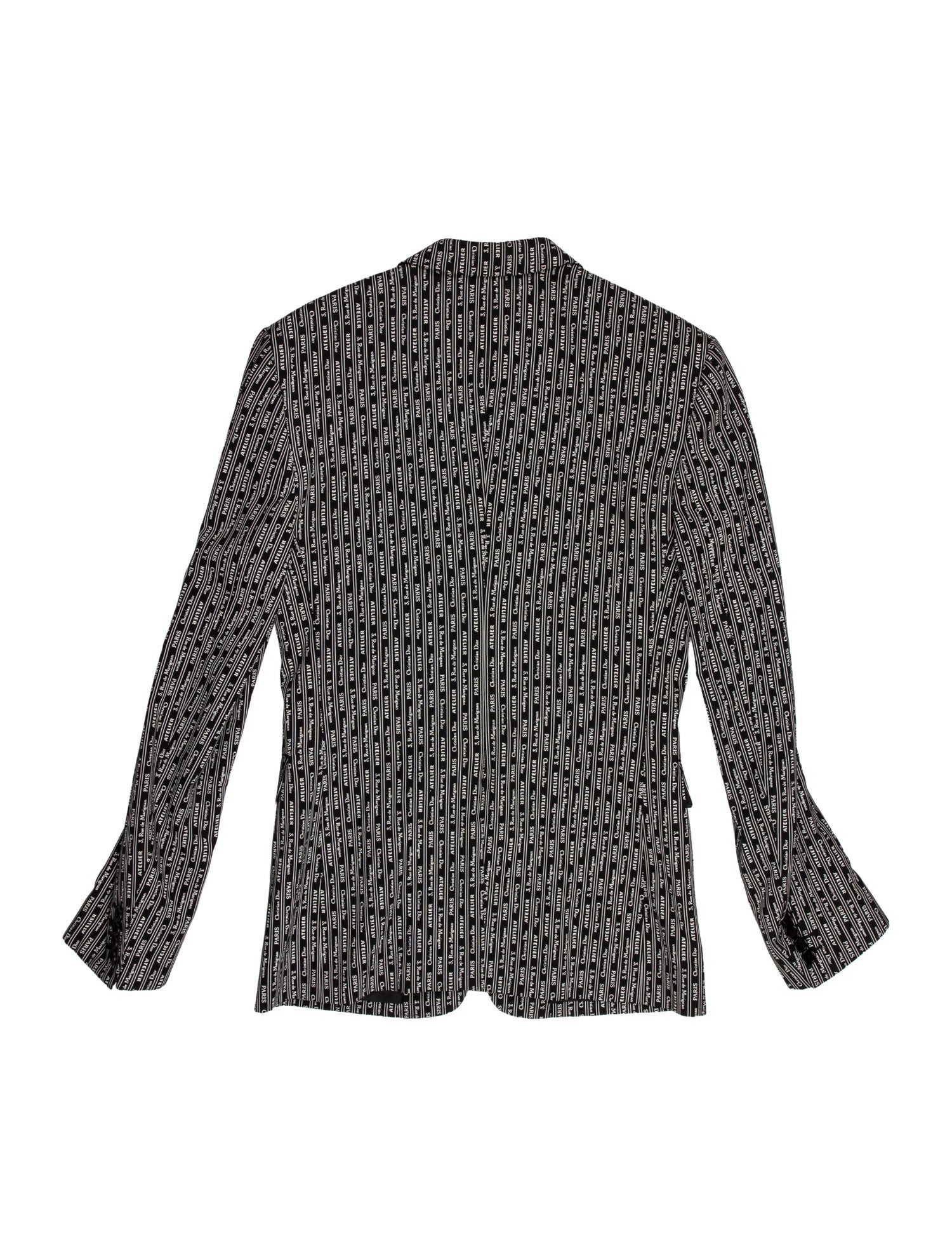 Dior Homme 2018 Signature Logo Two-Piece Suit