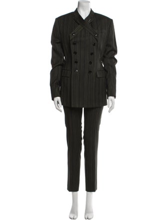 Christian Dior Virgin Wool Striped Pantsuit