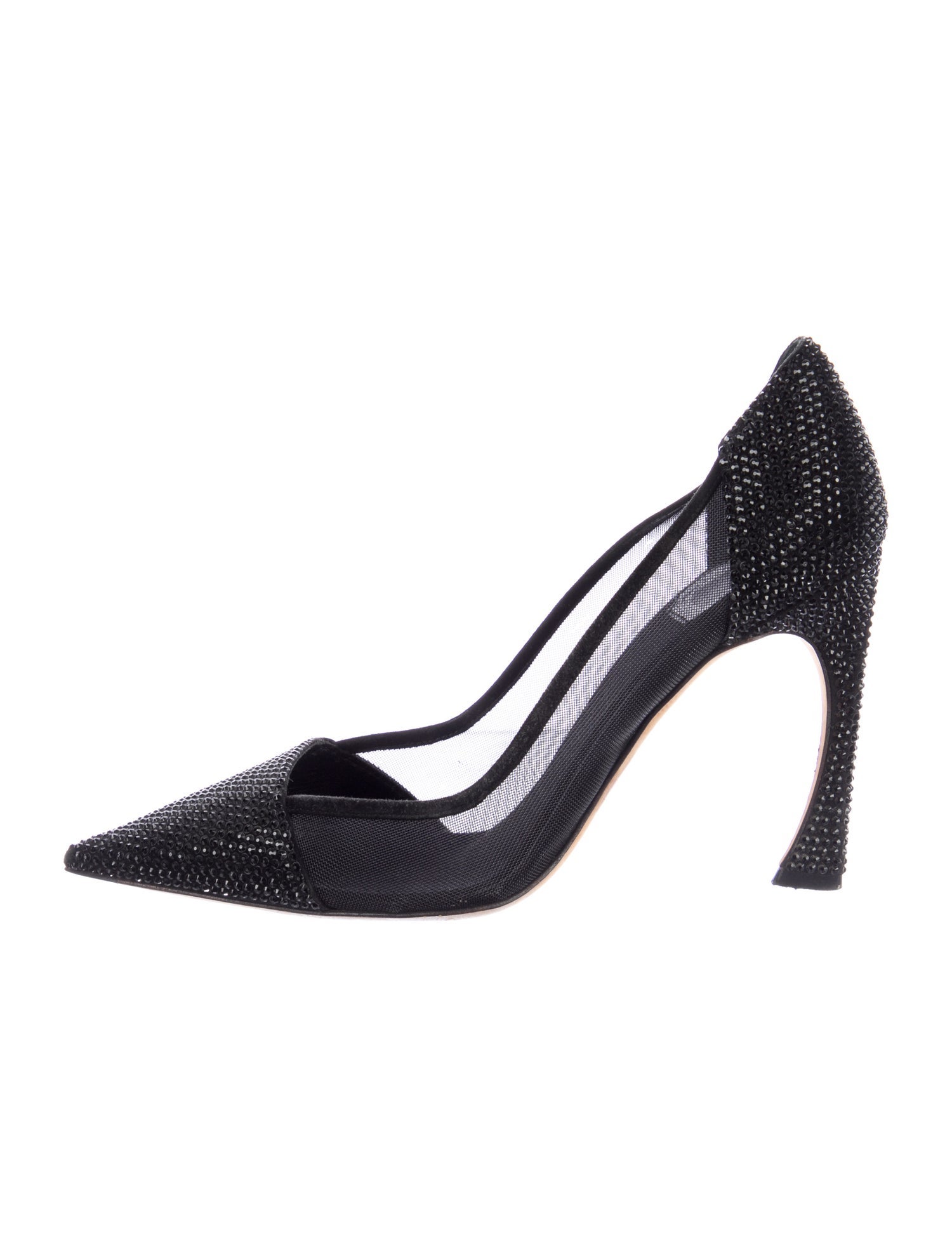 Christian Dior Mesh Mesh Accents Pumps