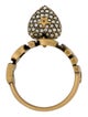 Christian Dior Crystal Heart J'Adior Cocktail Ring