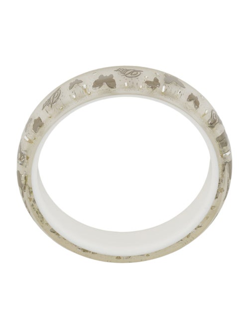 Christian Dior Resin Butterfly Motif Bangle