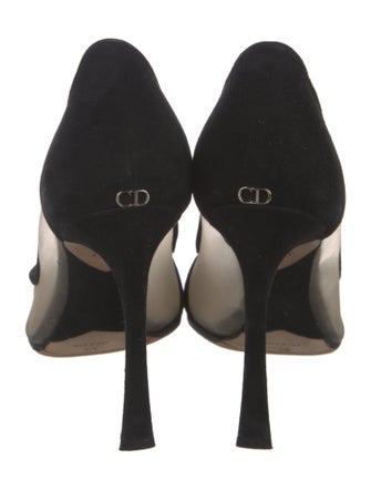 Christian Dior Suede Mesh Accents Pumps