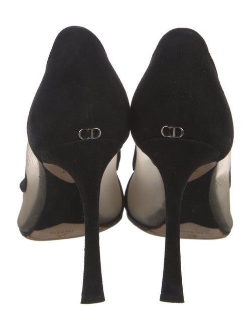 Christian Dior Suede Mesh Accents Pumps