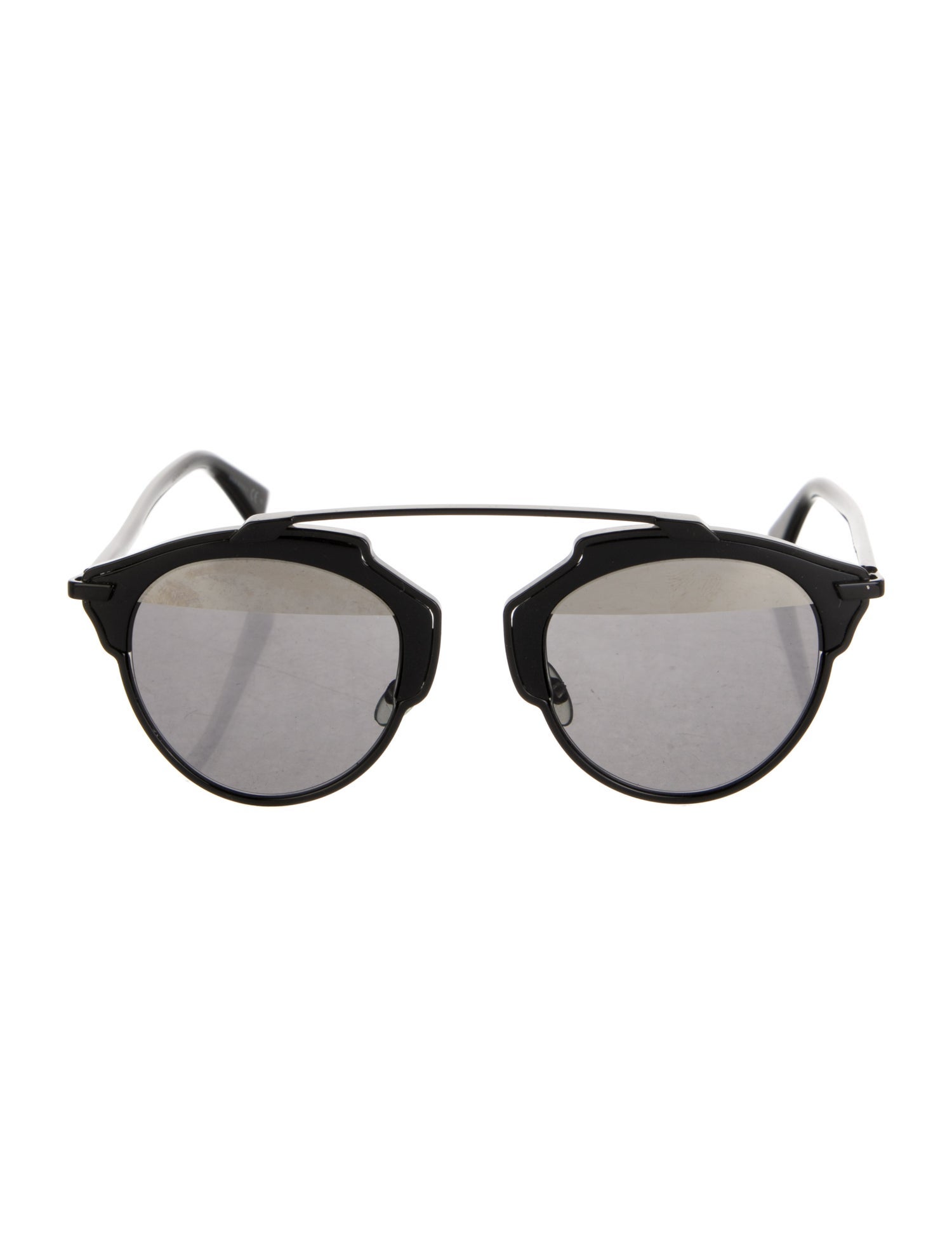 Christian Dior Round Mirrored Sunglasses