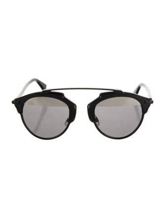 Christian Dior Round Mirrored Sunglasses