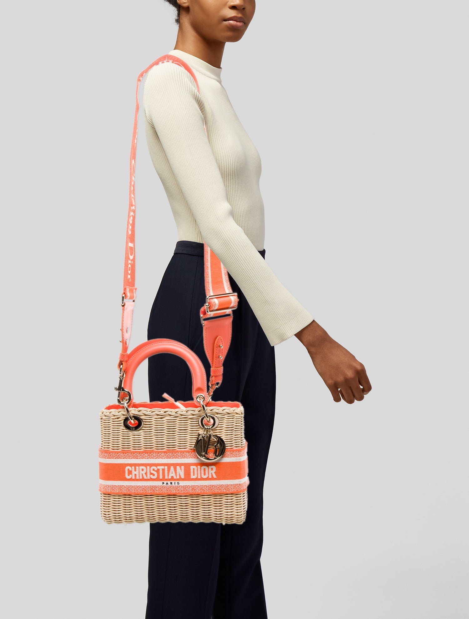 Christian Dior Oblique Jacquard Lady Dior Medium 2022